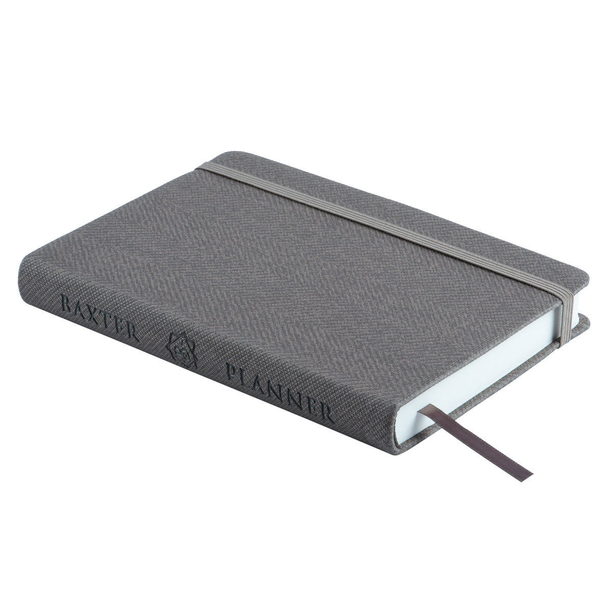 Baxter Undated Planner Pocket Edition Grey (Durable Synthetic Fiber Flexcover)