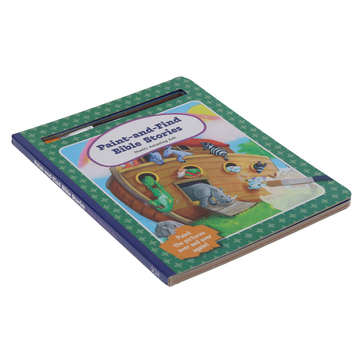 Noah’s Amazing Ark: Paint-and-Find Bible Stories (Board Book)
