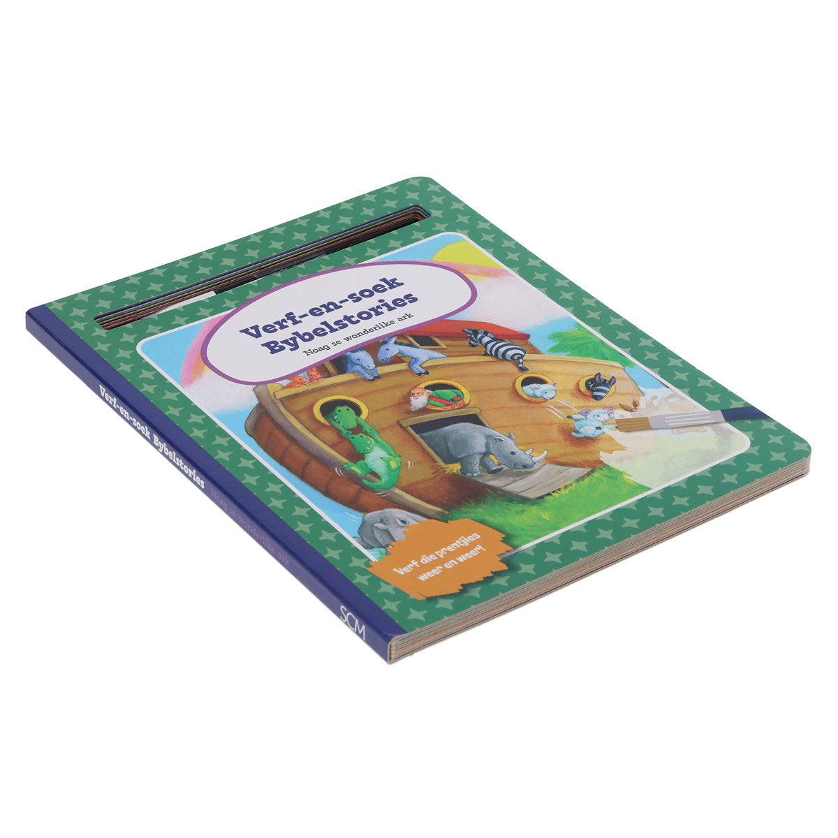 Noag Se Wonderlike Ark: Verf-en-Soek Bybelstories (Kartonboekie)