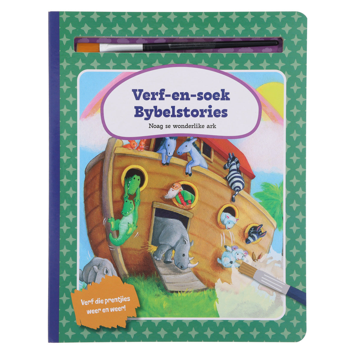 Noag Se Wonderlike Ark: Verf-en-Soek Bybelstories (Kartonboekie)