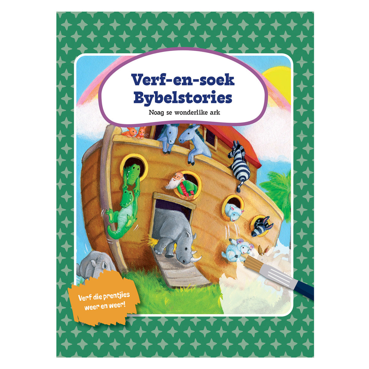 Noag Se Wonderlike Ark: Verf-en-Soek Bybelstories (Kartonboekie)