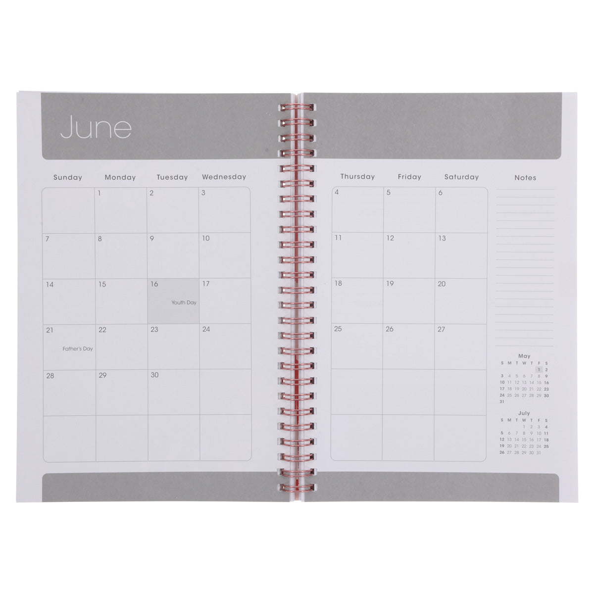 2026 Diary - Daily Planner - Inspirational - Believe in the Beauty of Your Dreams - Wirebound