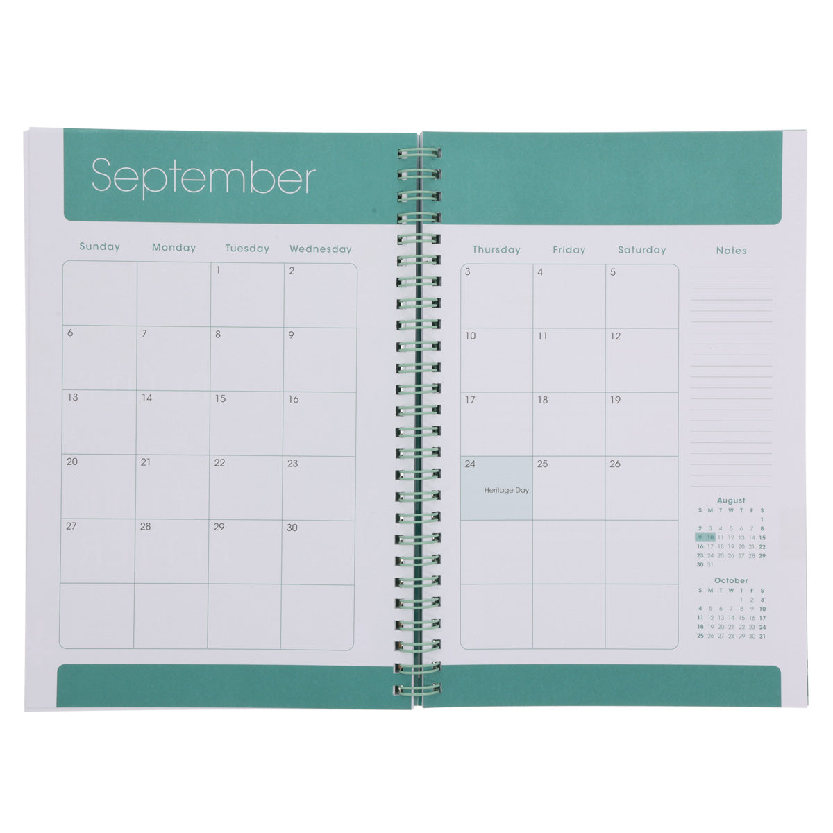 2026 Diary - Daily Planner - Inspirational - Embrace Every Moment - Wirebound