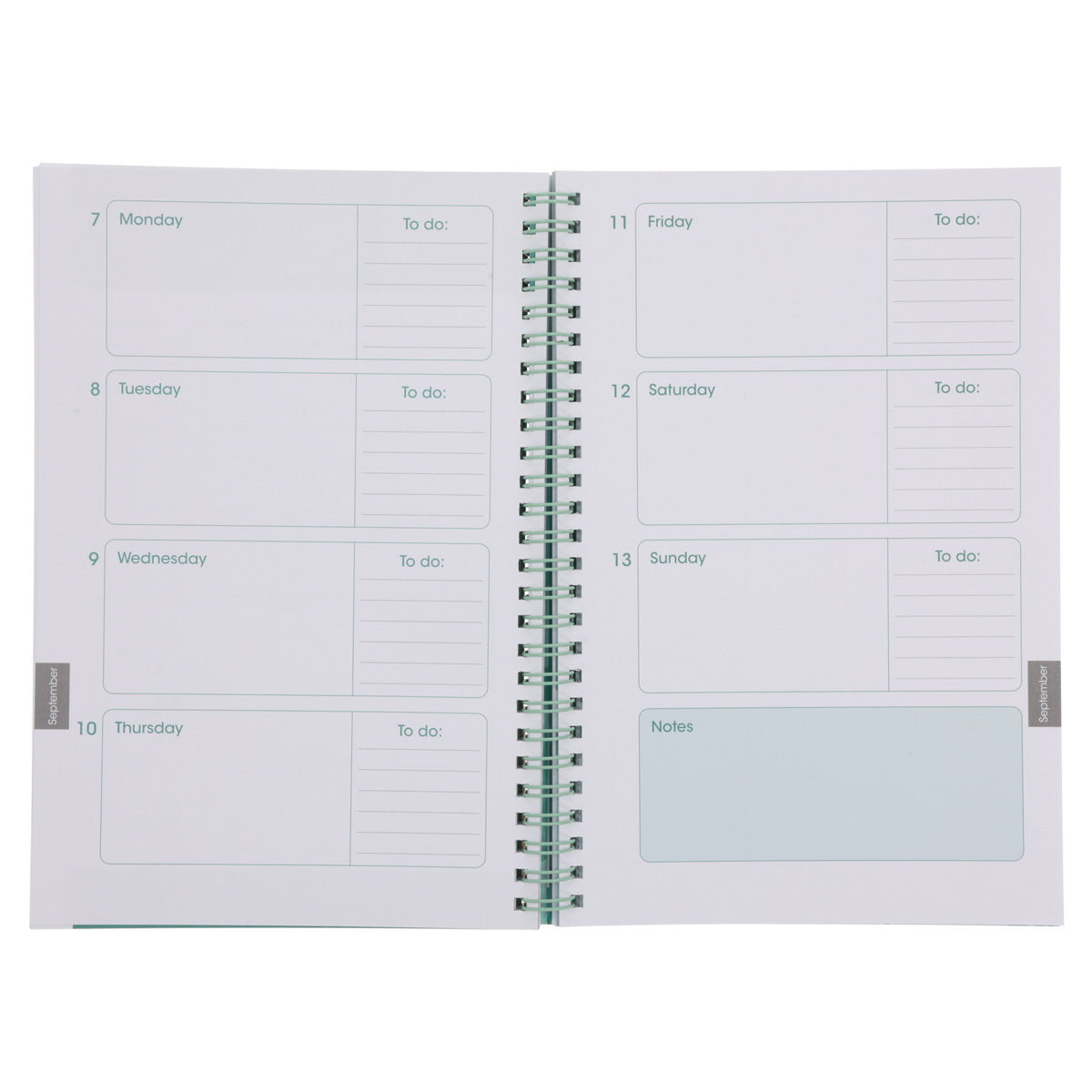 2026 Diary - Daily Planner - Inspirational - Embrace Every Moment - Wirebound