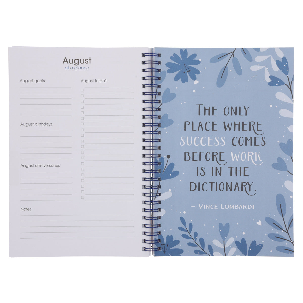 2026 Diary - Daily Planner - Inspirational - Take Time - Wirebound