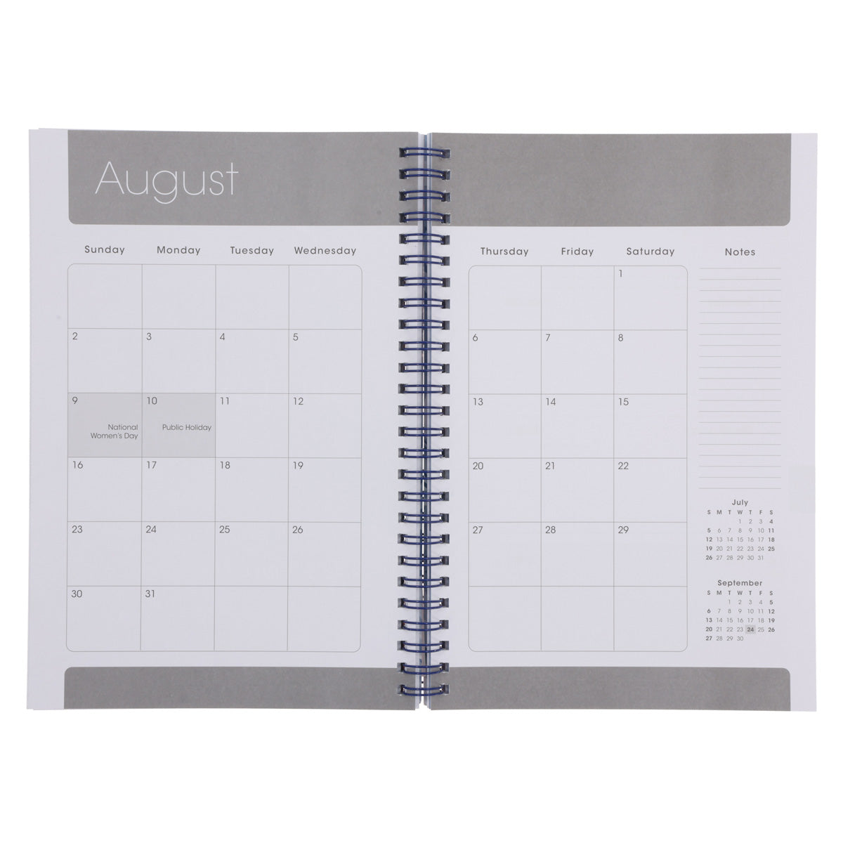 2026 Diary - Daily Planner - Inspirational - Take Time - Wirebound