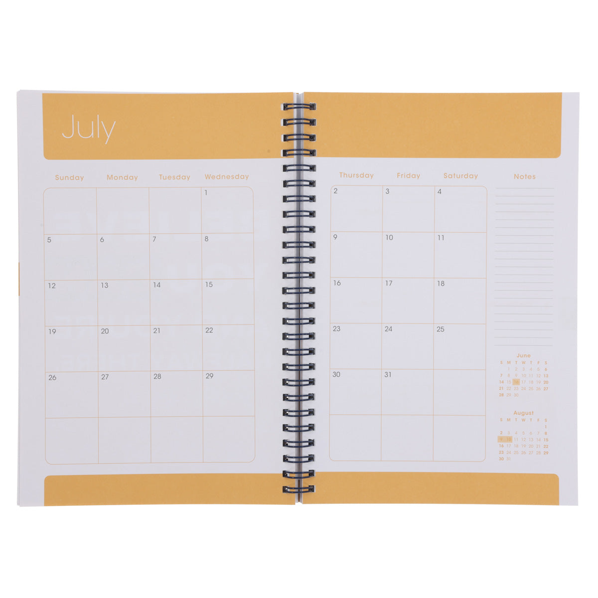 2026 Diary - Daily Planner - Inspirational - Plan Ahead - Wirebound