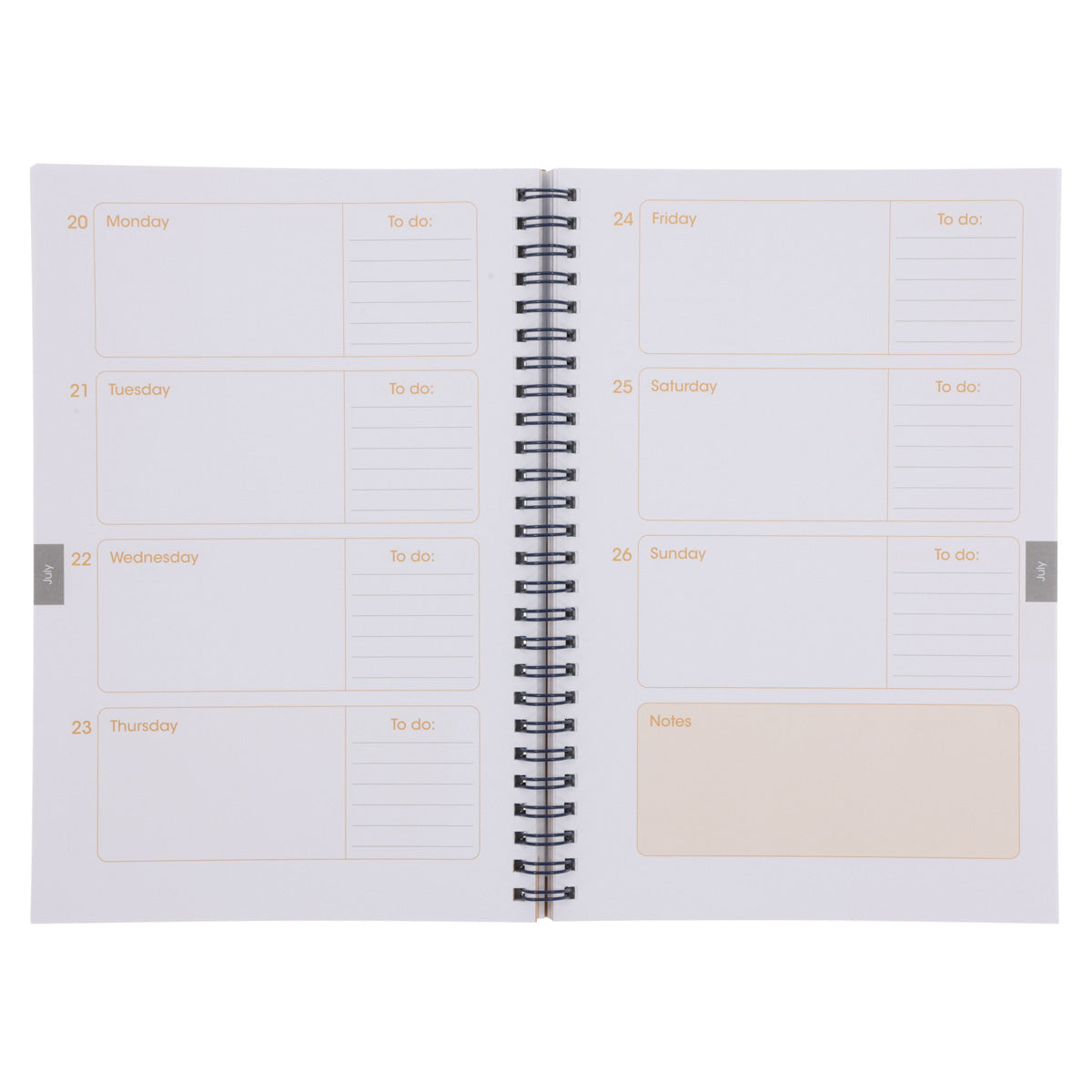 2026 Diary - Daily Planner - Inspirational - Plan Ahead - Wirebound
