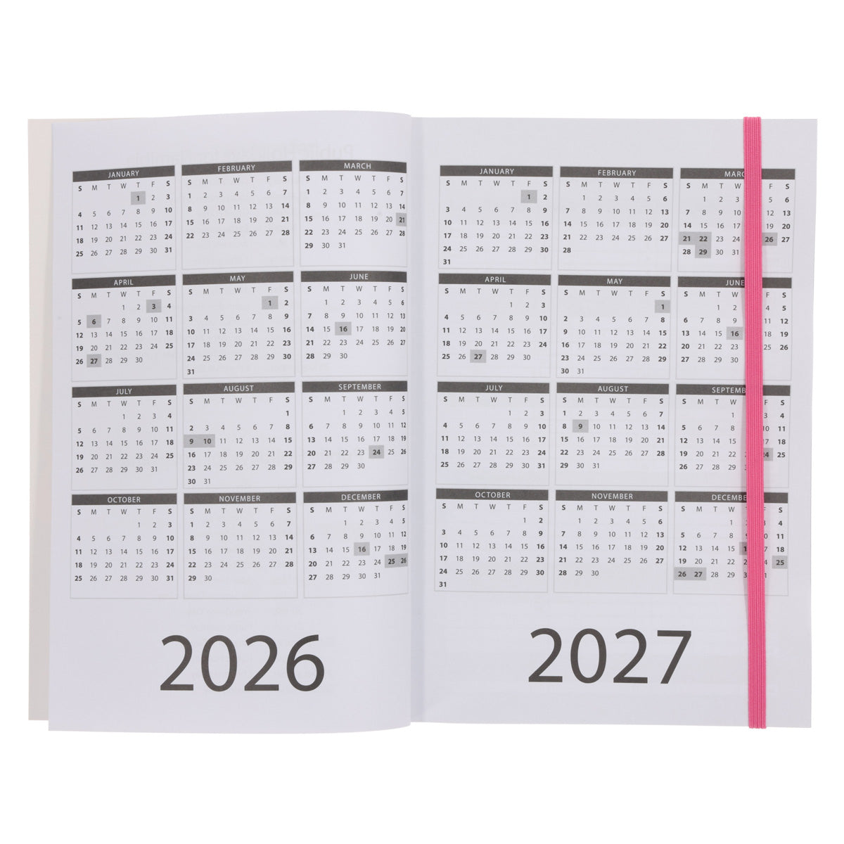 2026 A5 Diary - Daily Planner - Music Girl - Paperback