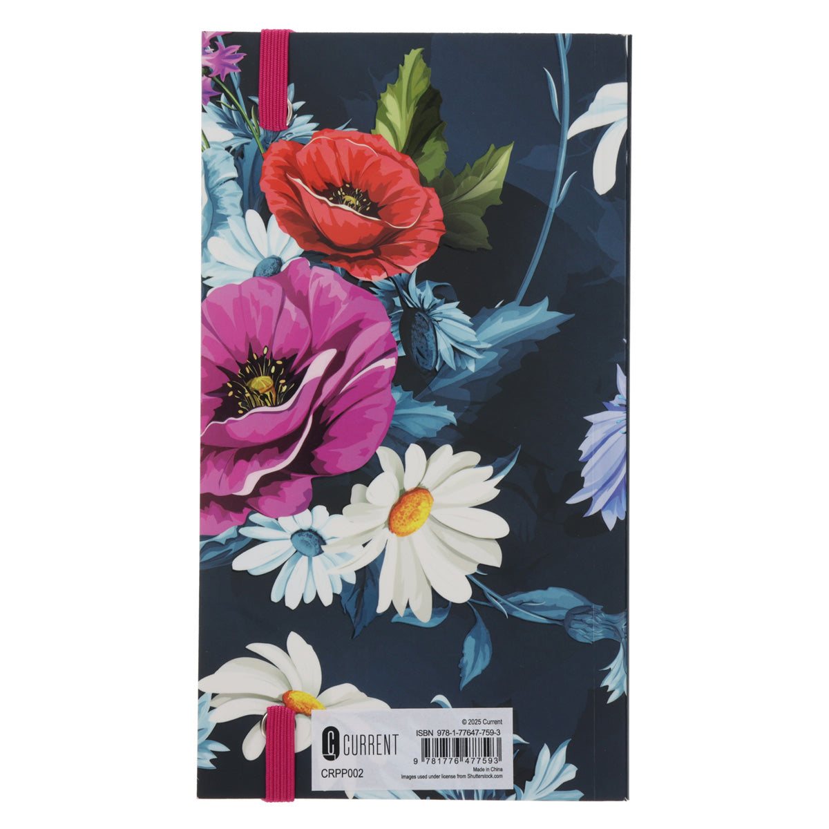 2026 Pocket Diary - Daily Planner - Florals - Paperback