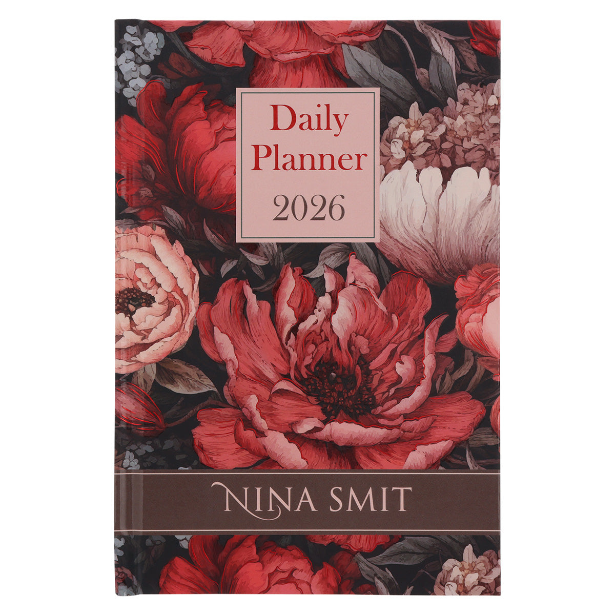 2026 Nina Smit Diary - Daily Planner for Women - Floral - Hardcover