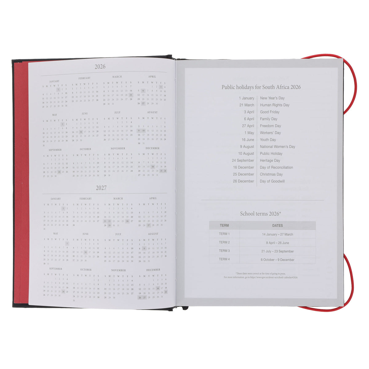 2026 John Maxwell A5 Diary - Daily Planner - Hardcover