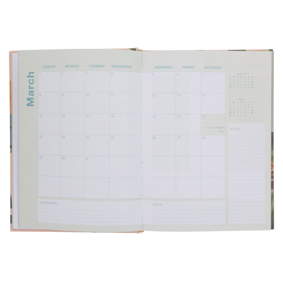 2026 Diary - Daily Planner - Lifestyle for Women - Hardcover
