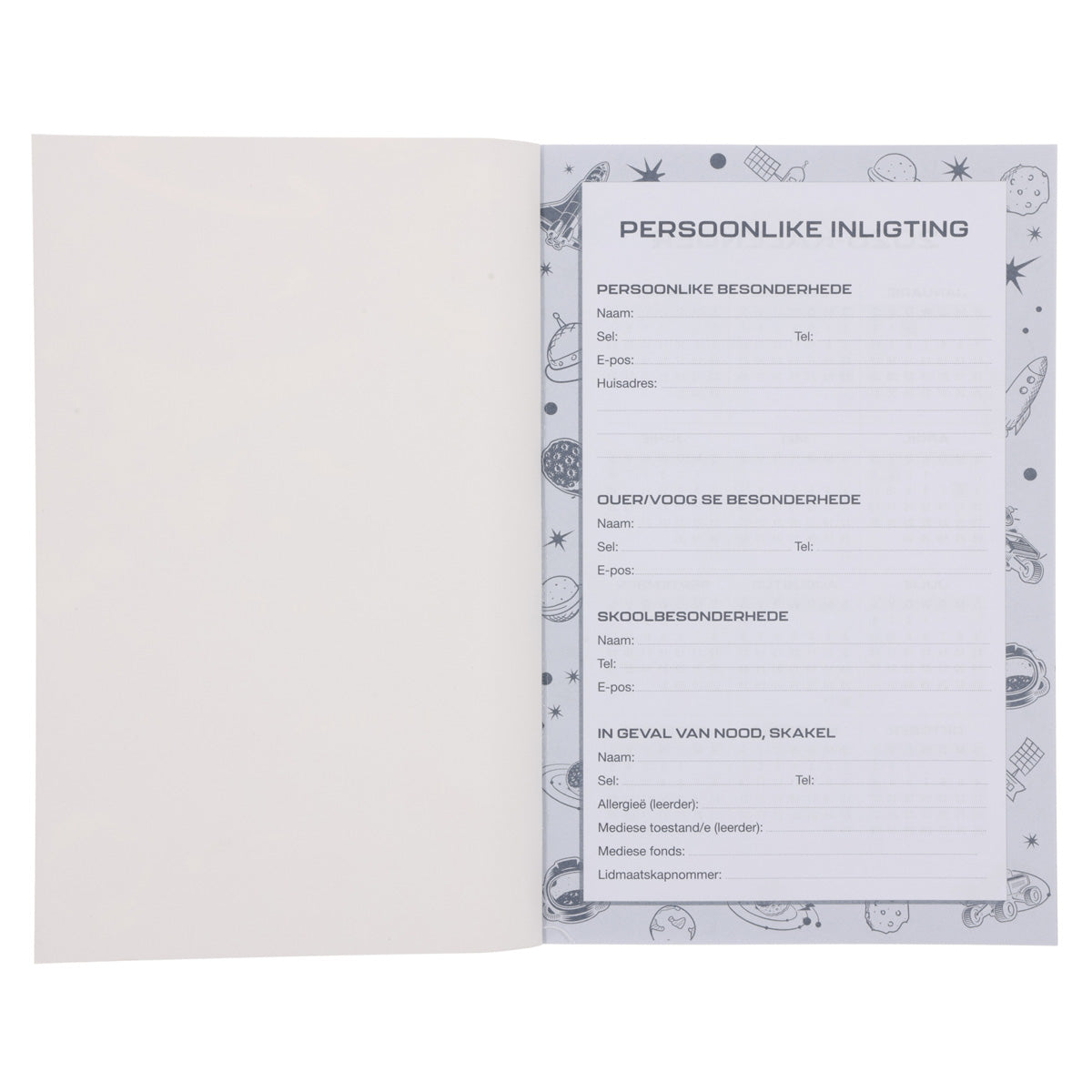 2026 Skooldagboek - Dagbeplanner vir Seuns - Mik vir die Sterre - Sagteband