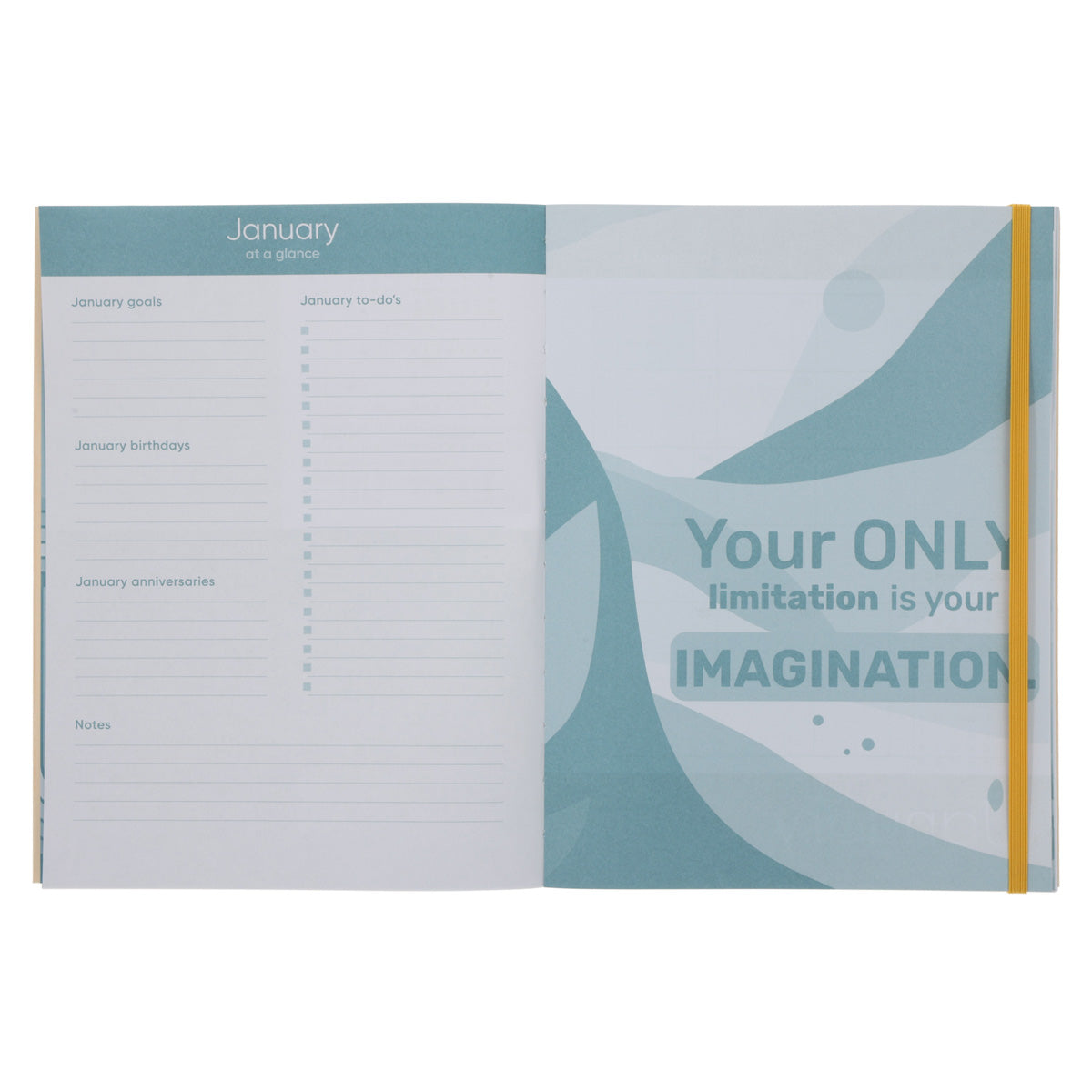 2026 Diary - Daily Planner - Follow Your Dreams - Flexcover