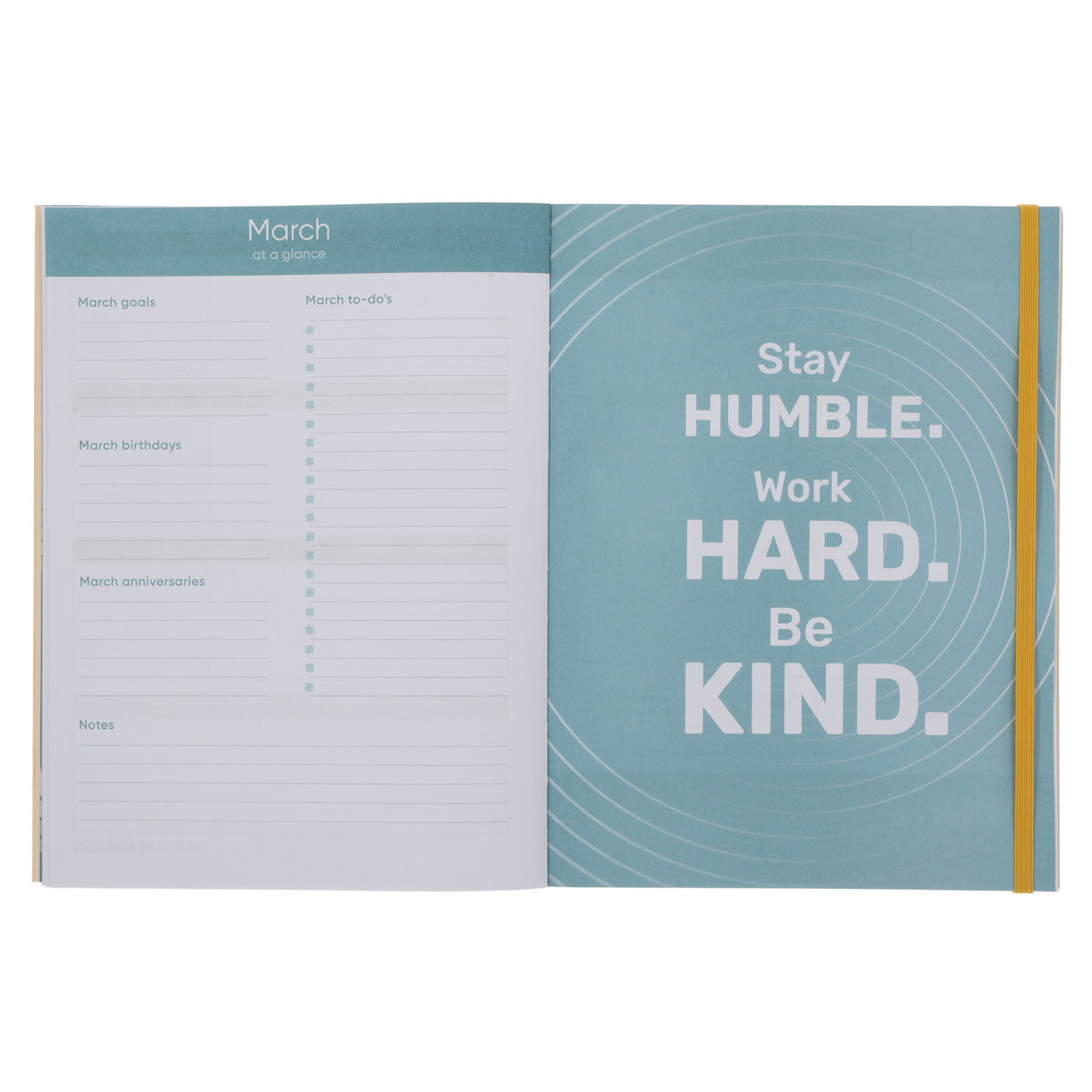 2026 Diary - Daily Planner - Follow Your Dreams - Flexcover