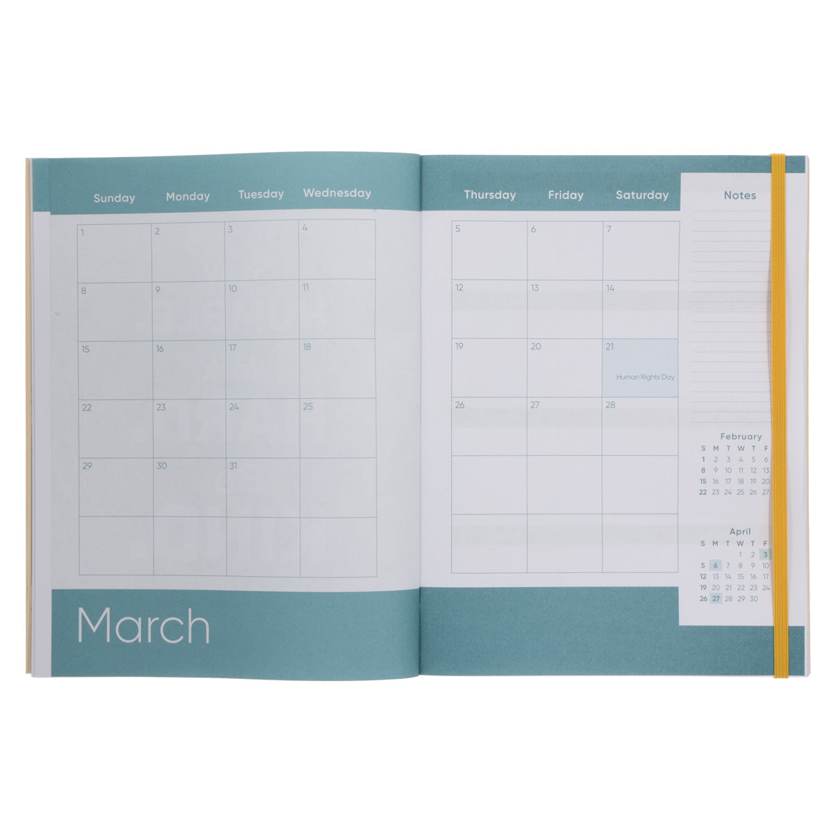 2026 Diary - Daily Planner - Follow Your Dreams - Flexcover