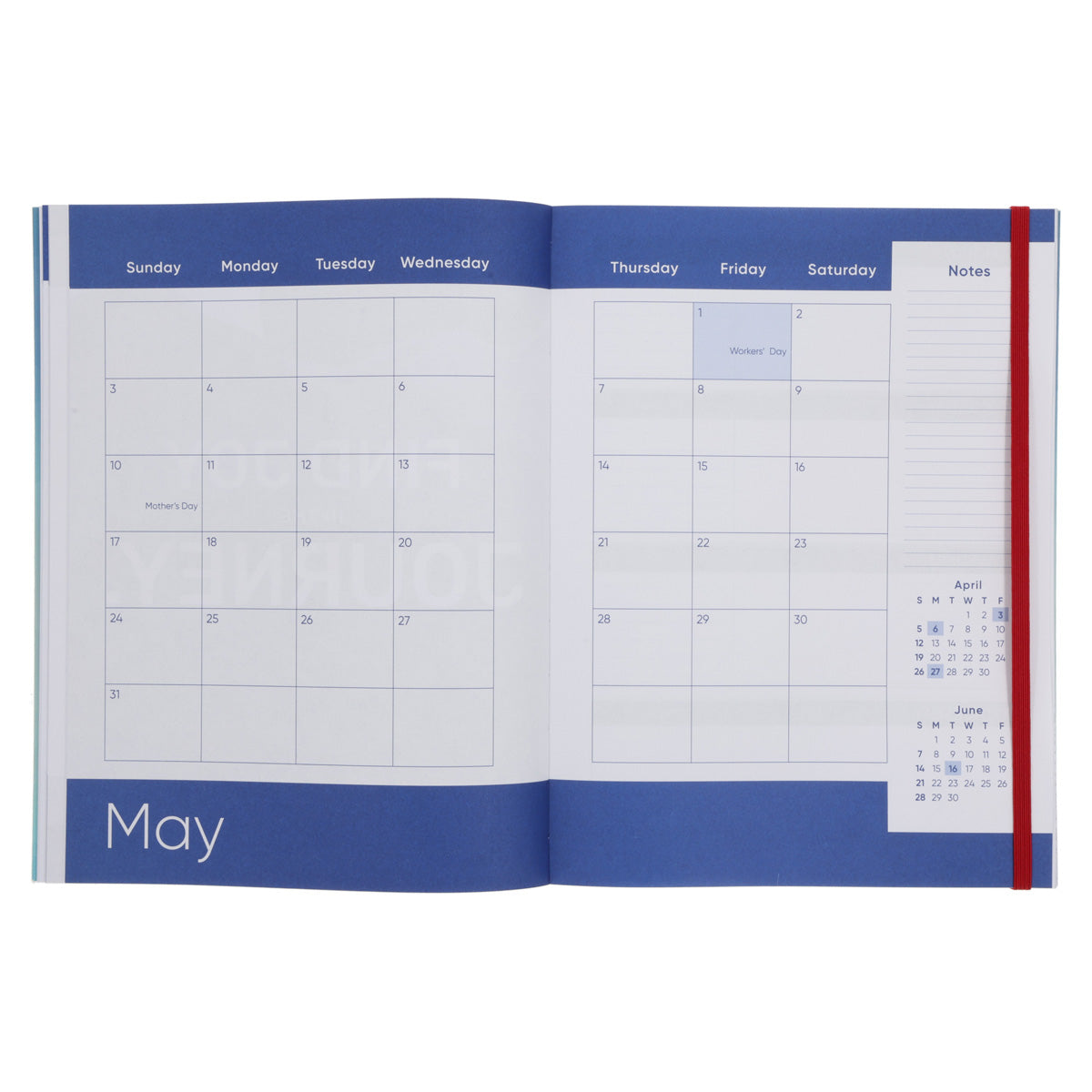 2026 Diary - Daily Planner - Dream Big - Flexcover