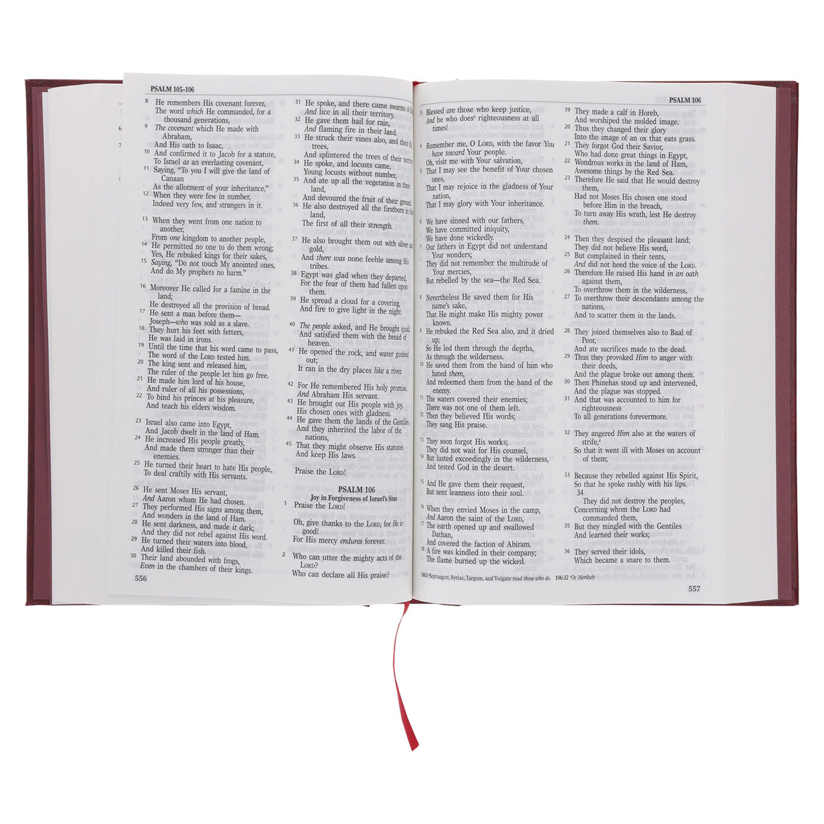 NKJV Burgundy Hardcover Bible