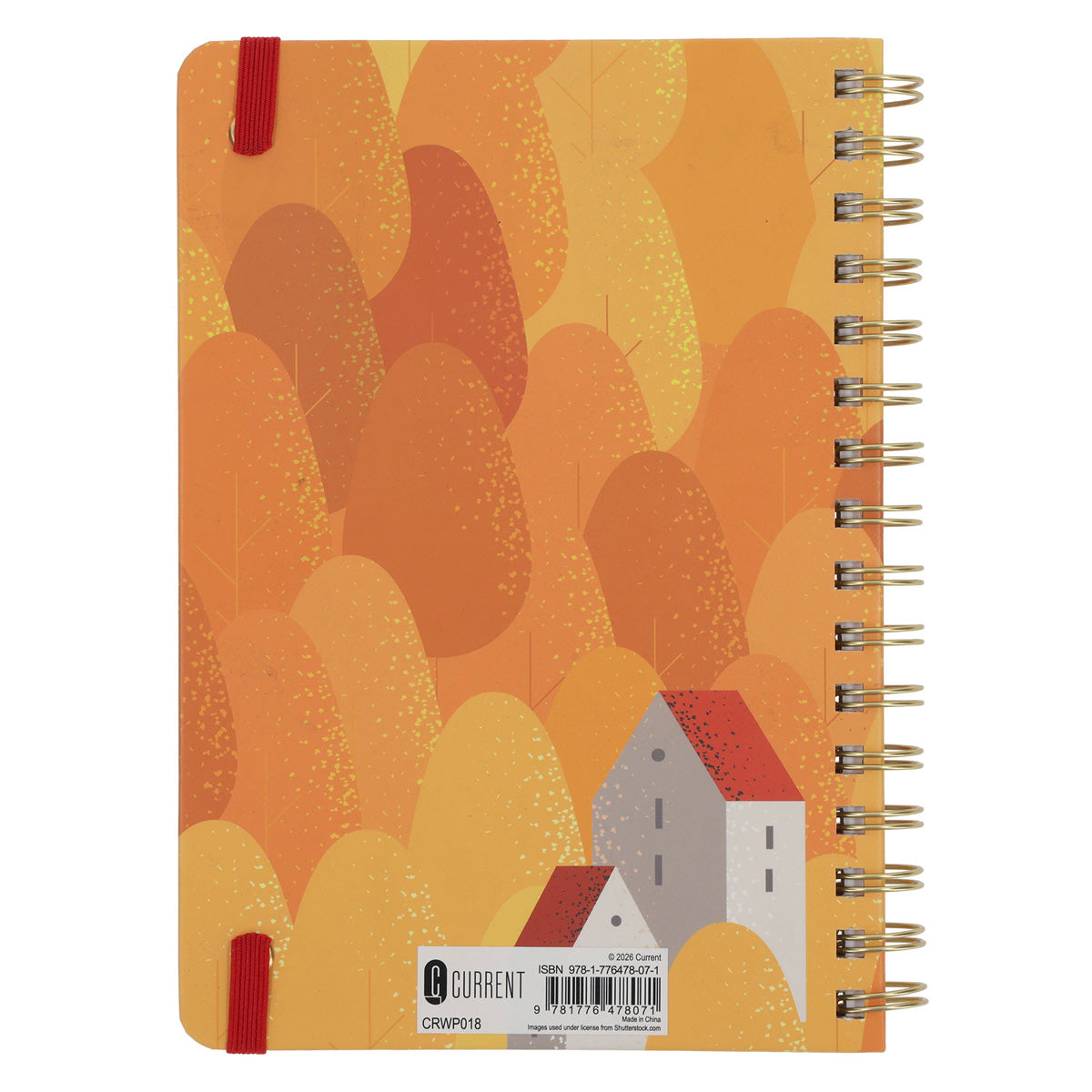 2027 A5 Diary - Daily Planner - Mountain Scene - Wirebound