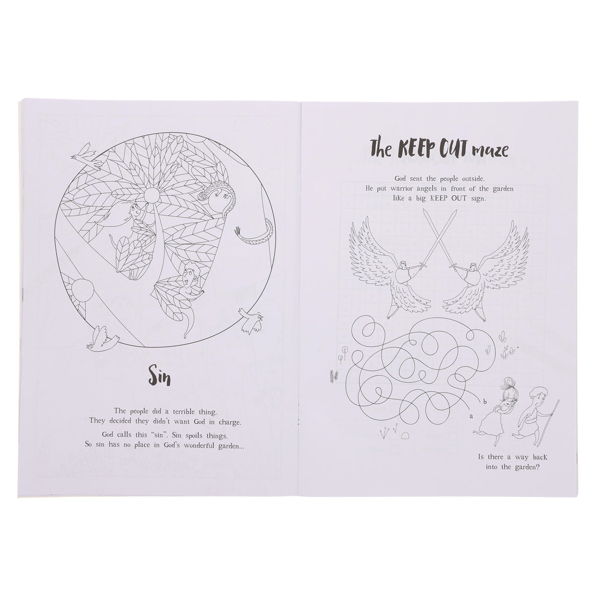 The Garden the Curtain & the Cross Coloring & Activity Book - Tales That Tell the Truth PB