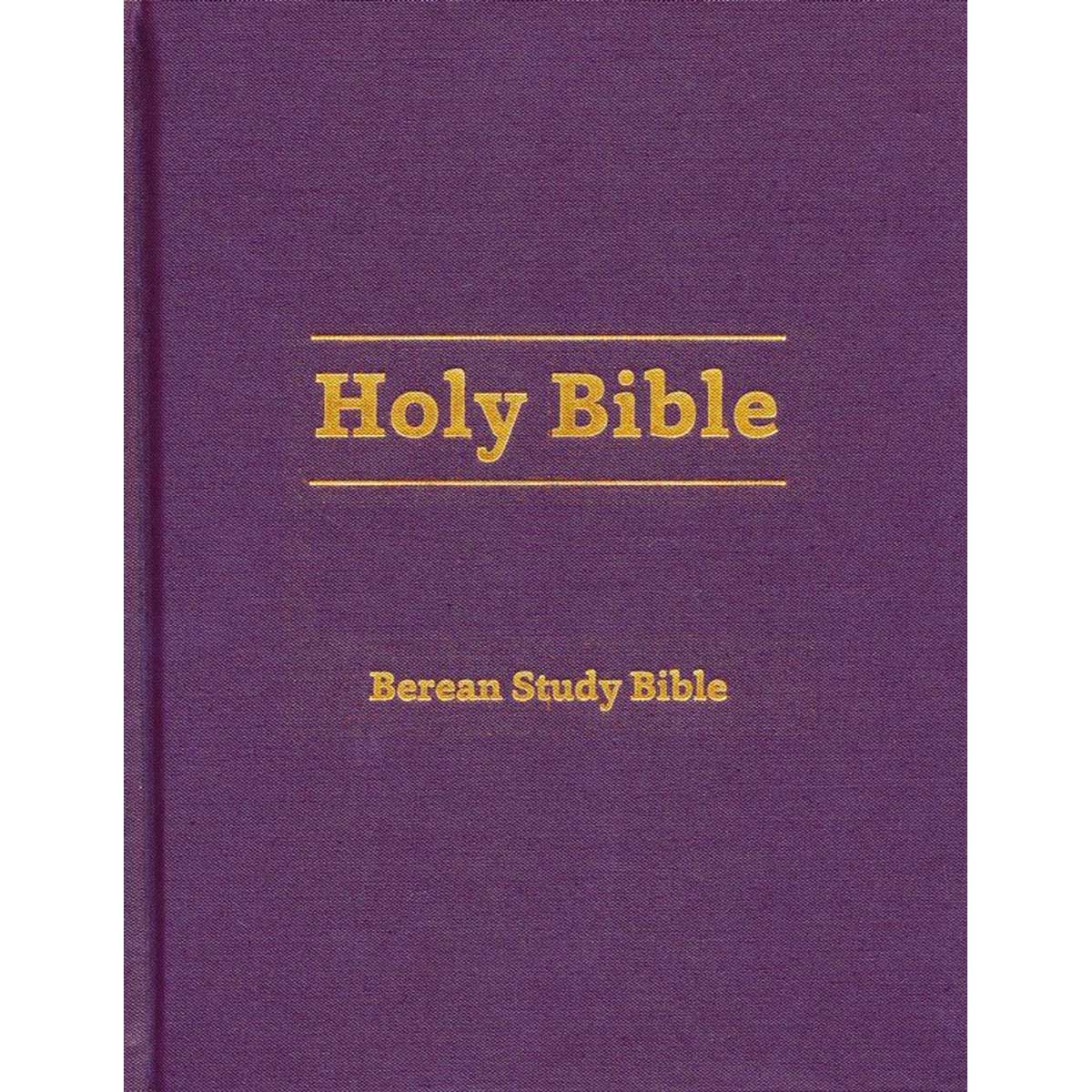 BSB Berean Study Bible Eggplant (Hardcover)