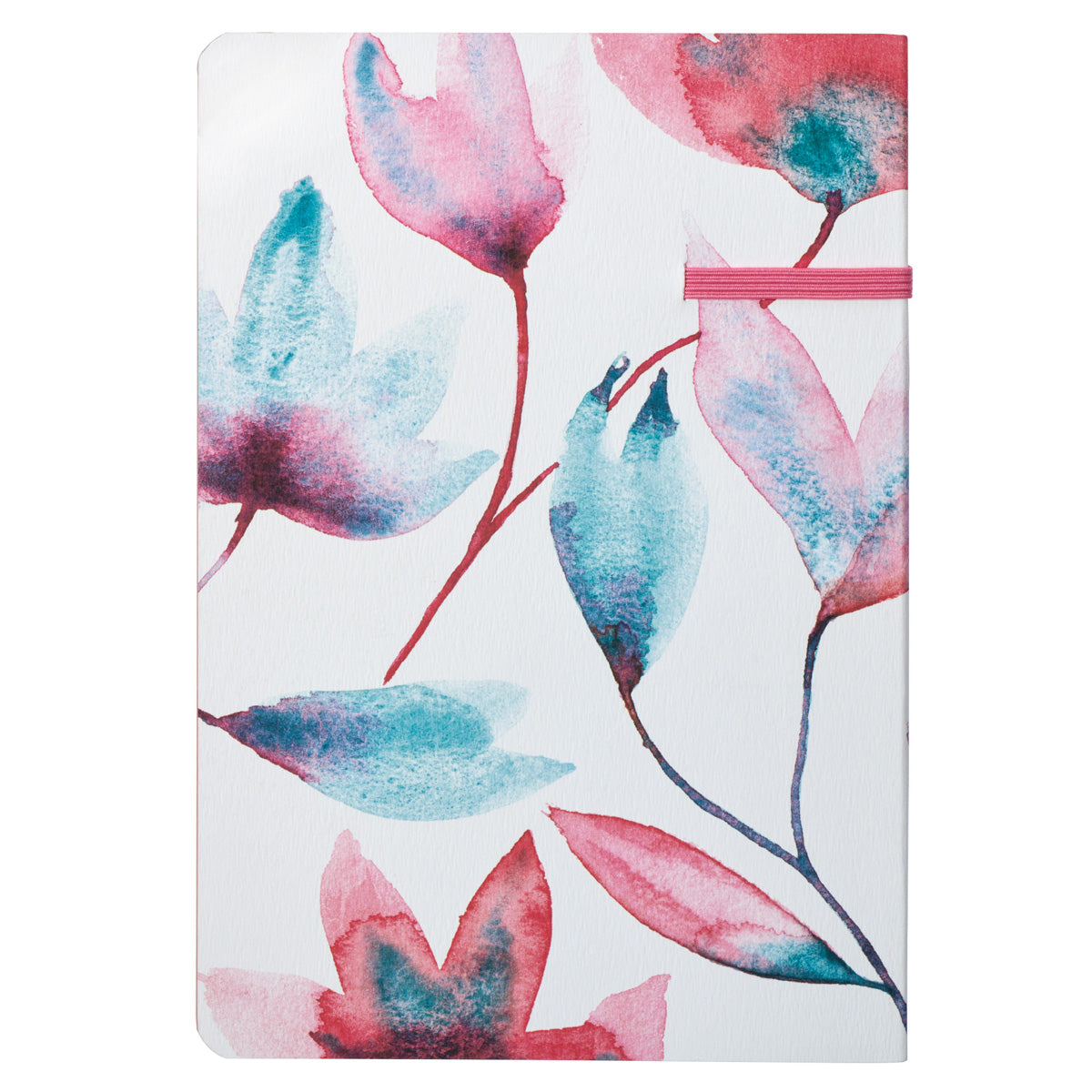 Shine Your Light Pink Petals Paperback Journal with Elastic Closure