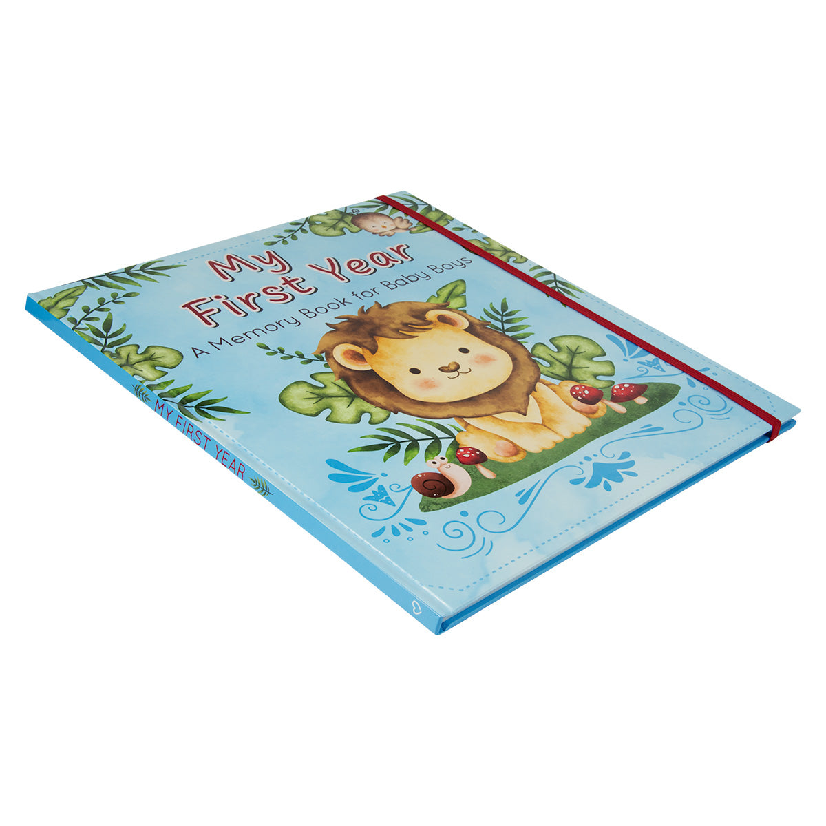 My First Year: A Memory Book For Baby Boys (Hardcover)