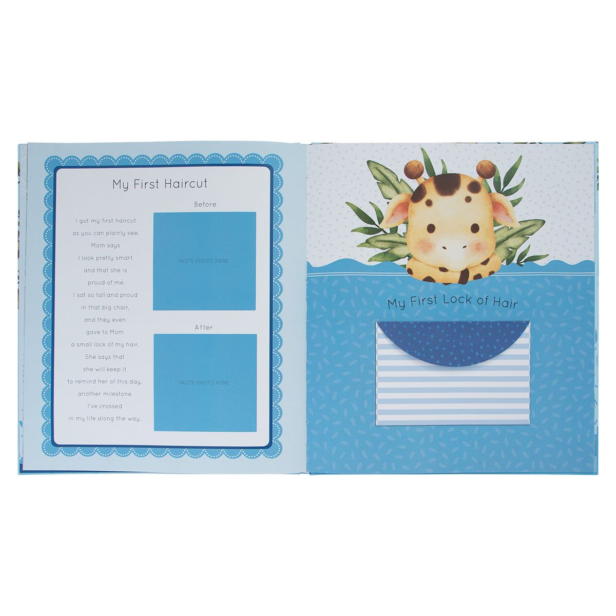 My First Year: A Memory Book For Baby Boys (Hardcover)