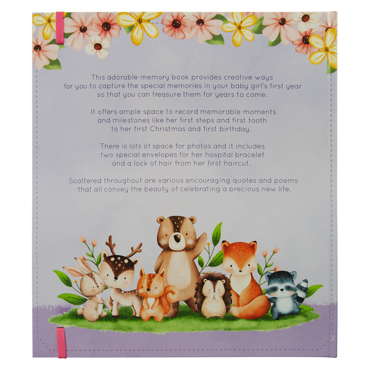 My First Year: A Memory Book For Baby Girls (Hardcover)