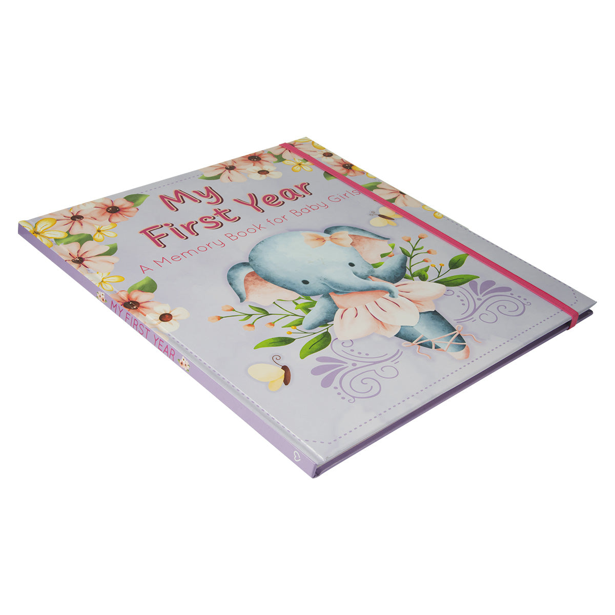 My First Year: A Memory Book For Baby Girls (Hardcover)