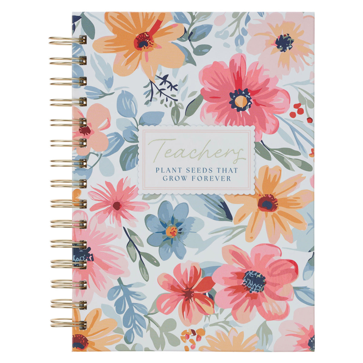 Teachers Plant Seeds Hardcover Wirebound Journal