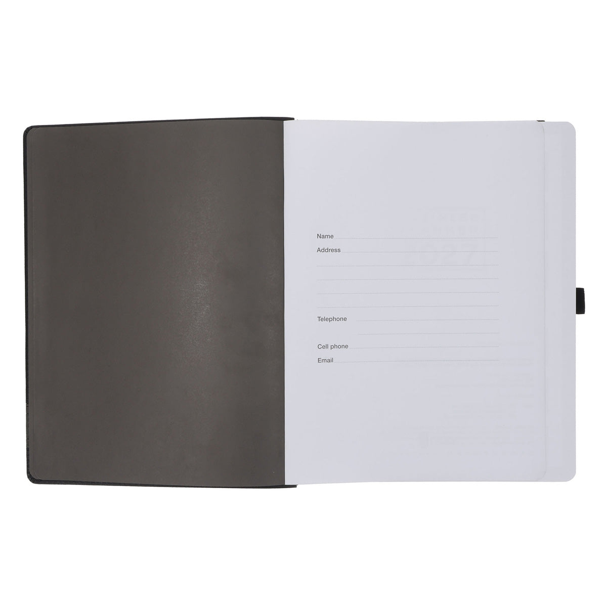2027 A4 Business Diary - Daily Planner - Axis - Black - Imitation Leather