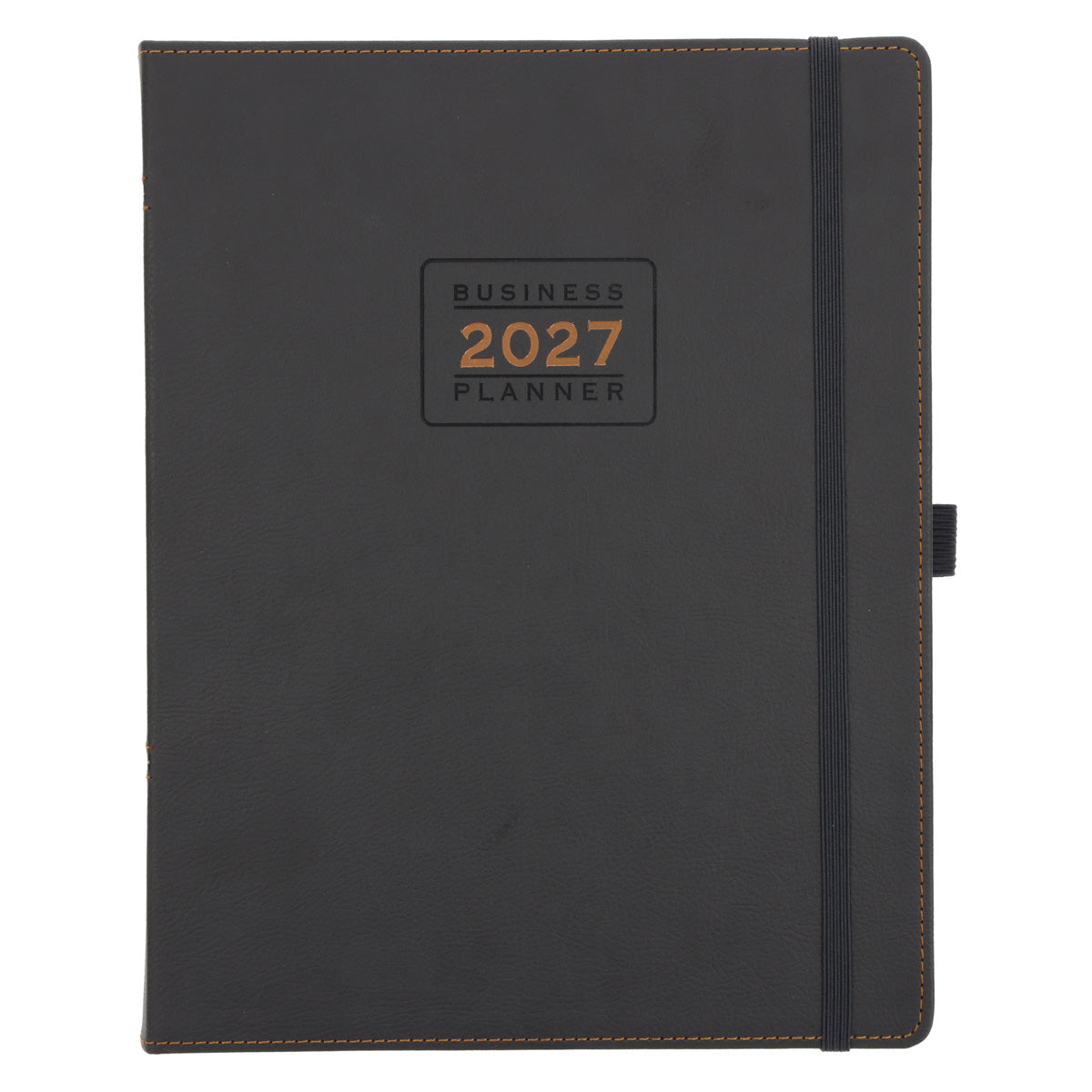 2027 A4 Business Diary - Daily Planner - Axis - Grey - Imitation Leather