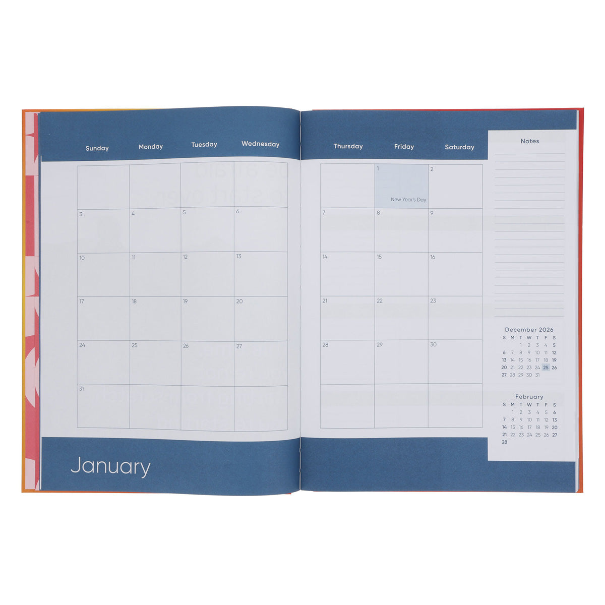 2027 Diary - Daily Planner - Plan with Purpose - Quarter-Bound - Hardcover