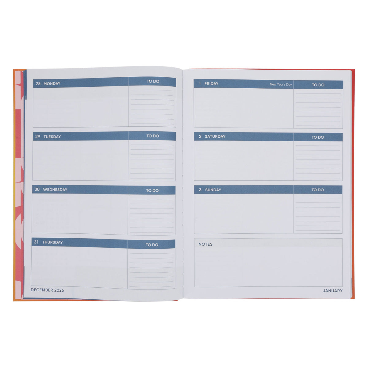 2027 Diary - Daily Planner - Plan with Purpose - Quarter-Bound - Hardcover