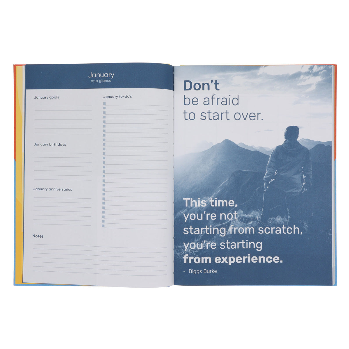 2027 Diary - Daily Planner - Soar - Quarter-Bound - Hardcover