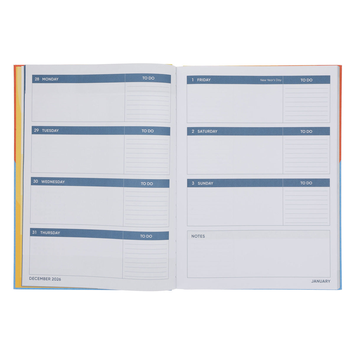 2027 Diary - Daily Planner - Soar - Quarter-Bound - Hardcover