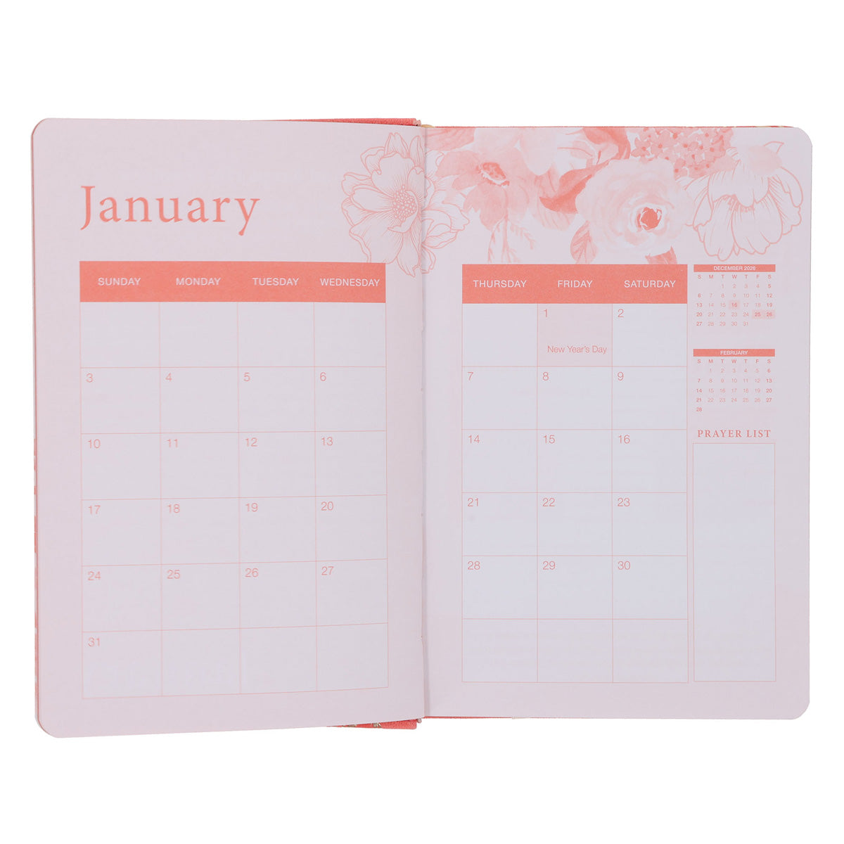 2027 Diary - General Christian Daily Planner for Women - Imitation Leather