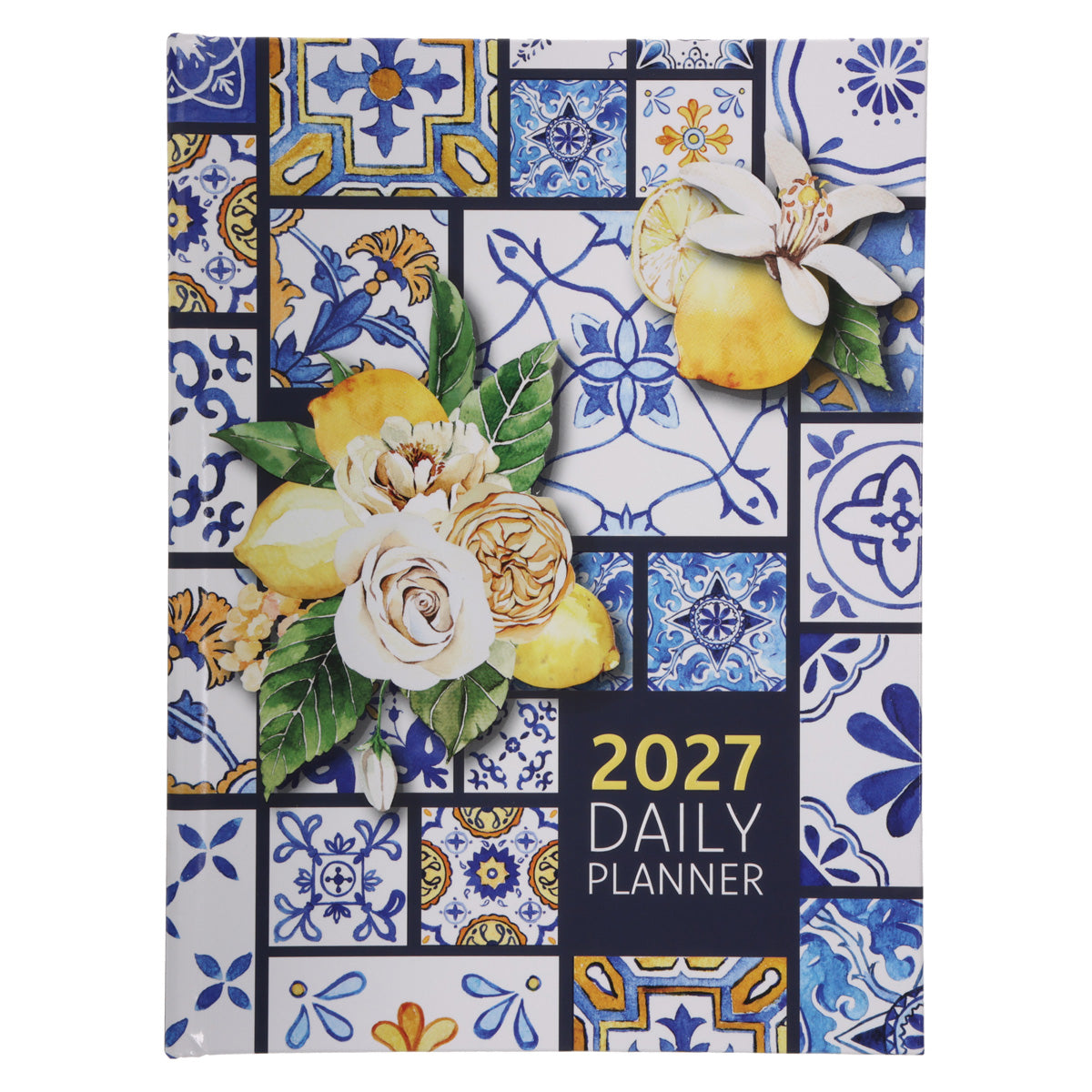 2027 Diary - Daily Planner - Lifestyle for Women - Moroccan Tiles - Hardcover