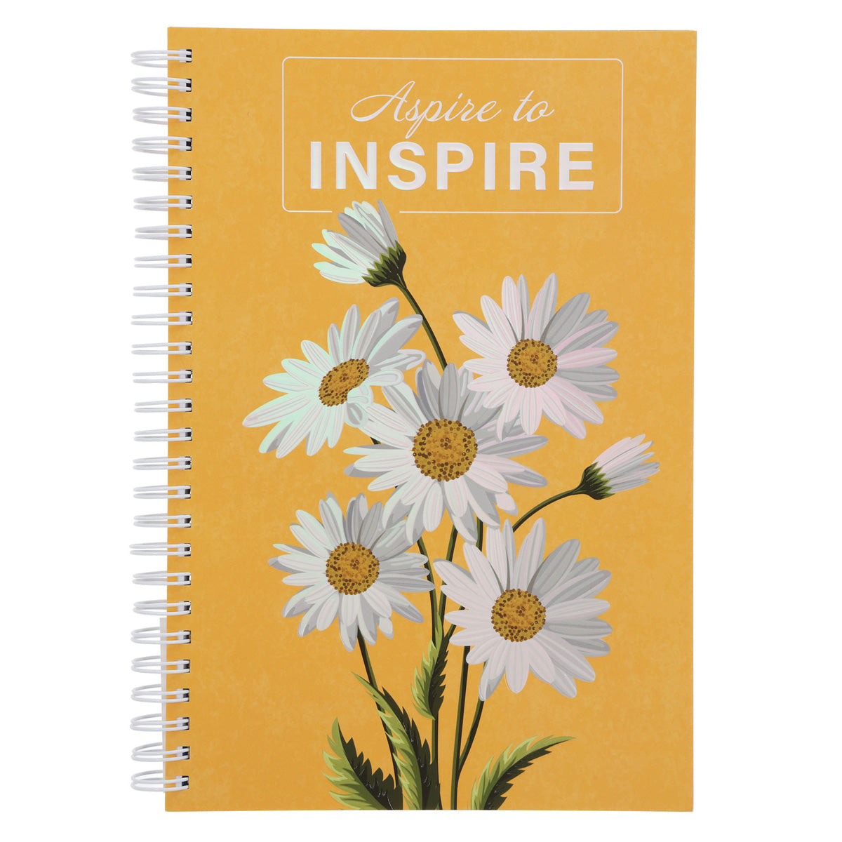 2027 Diary - Daily Planner - Inspirational - Aspire to Inspire - Wirebound