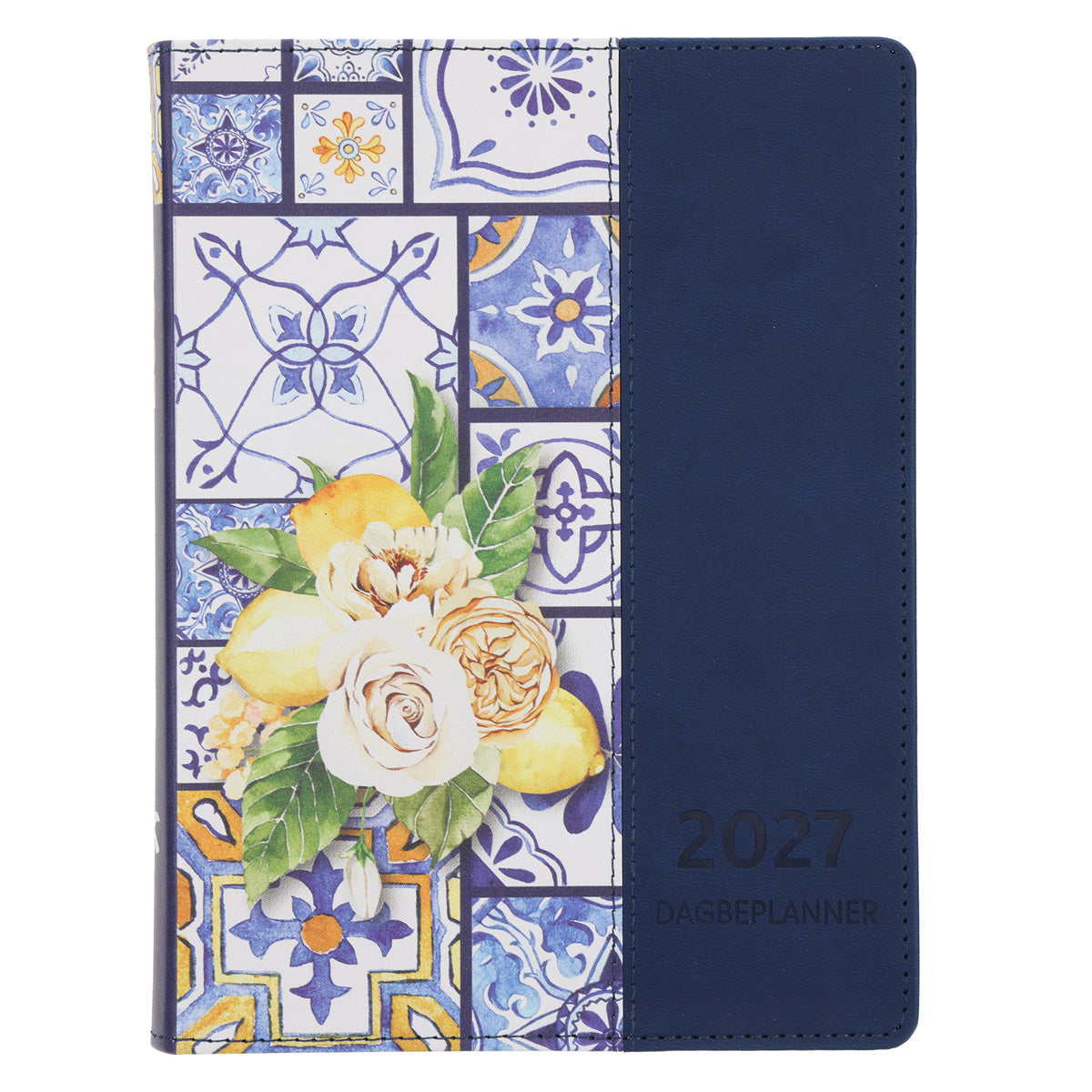 2027 Dagboek - Dagbeplanner - Leefstyl vir die Vrou - Teëls - Kunsleer
