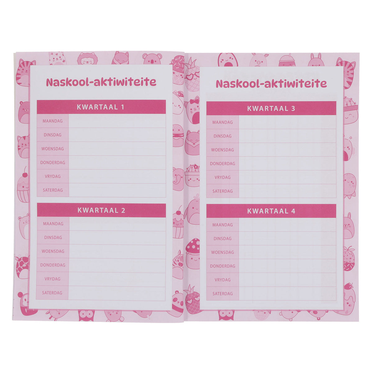 2027 Skooldagboek - Dagbeplanner vir Meisies - Sagteband