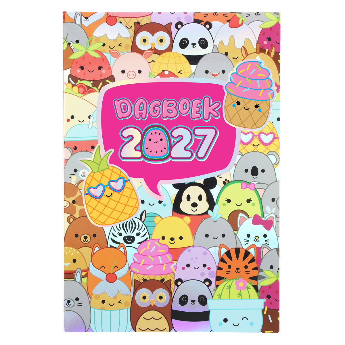 2027 Skooldagboek - Dagbeplanner vir Meisies - Sagteband