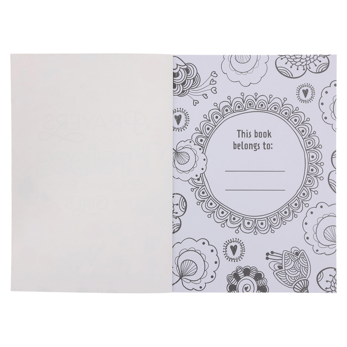 Prayers and Praises Coloring Book for Girls (Paperback)