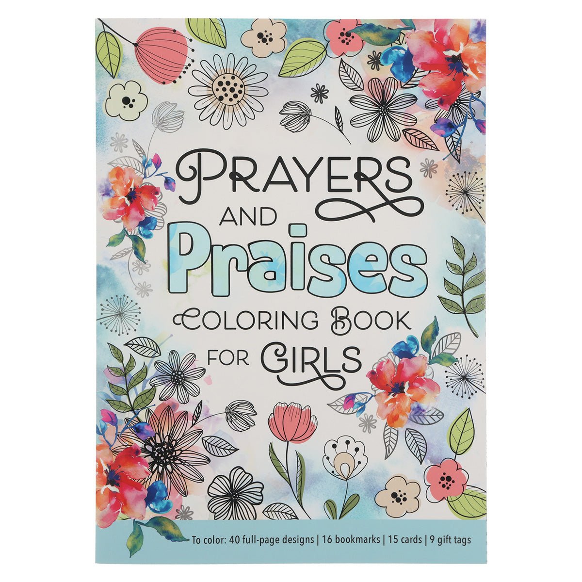 Prayers and Praises Coloring Book for Girls (Paperback)