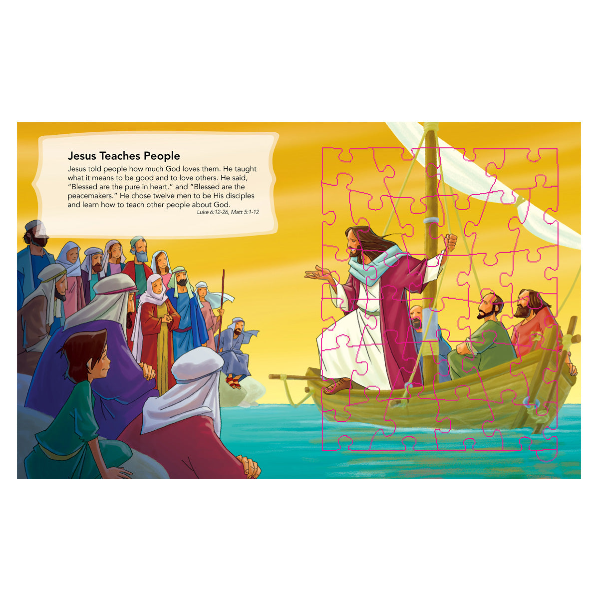 Kids' Jesus Puzzle Bible - Kids Puzzle Bibles (Hardcover)