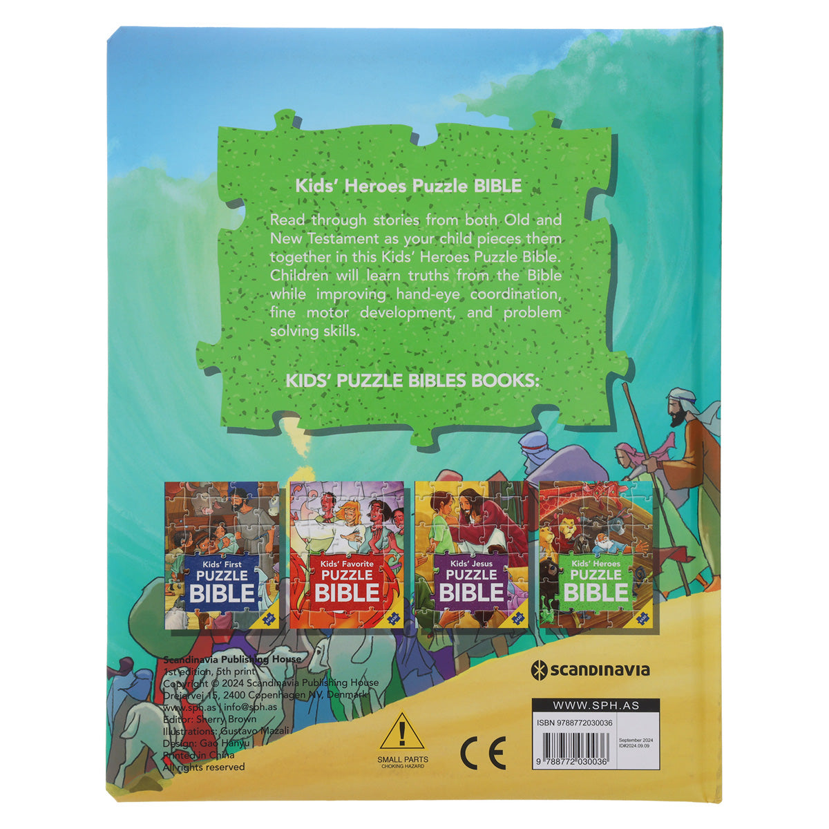 Kids' Heroes Puzzle Bible - Kids Puzzle Bibles (Hardcover)