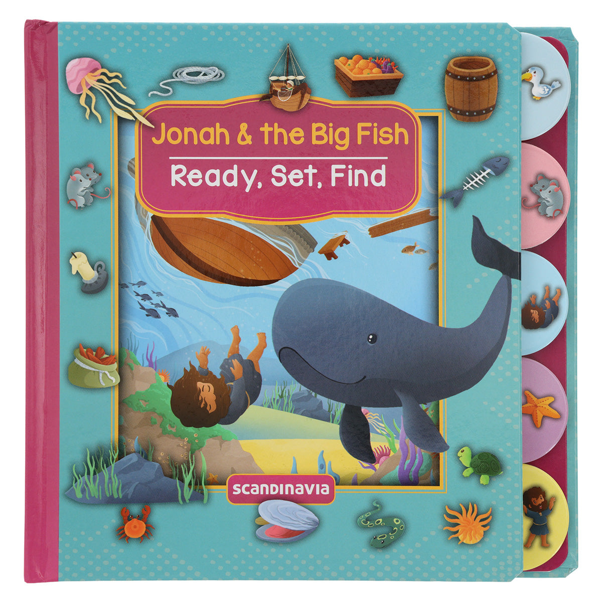 Jonah & the Big Fish - Ready, Set, Find (Board Book)