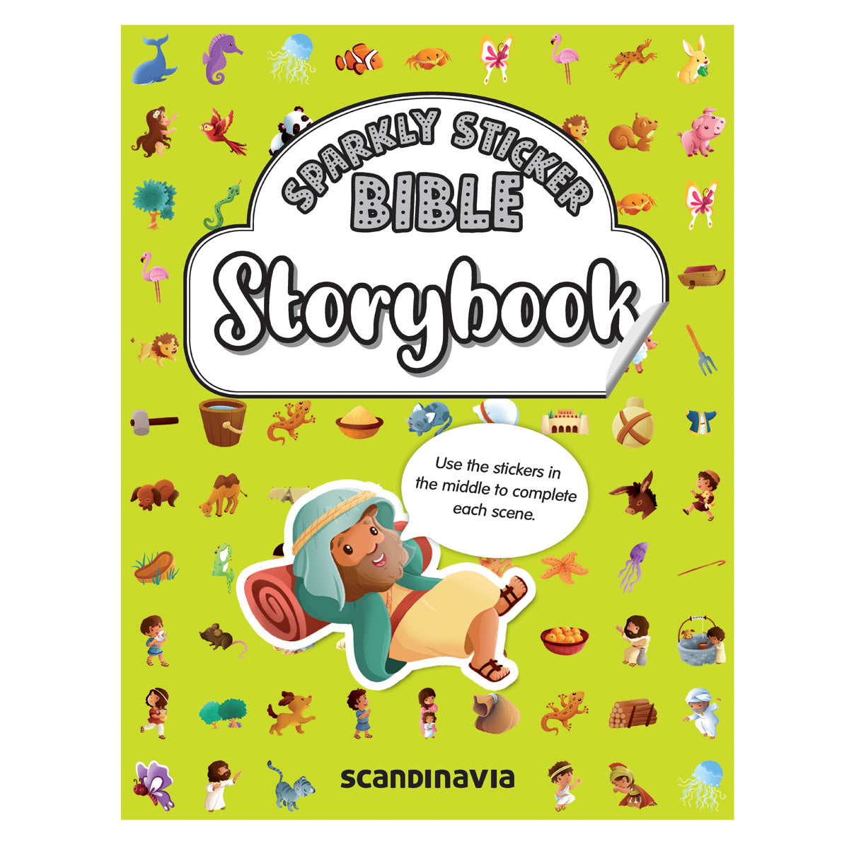Sparkly Sticker Bible Storybook (Paperback)